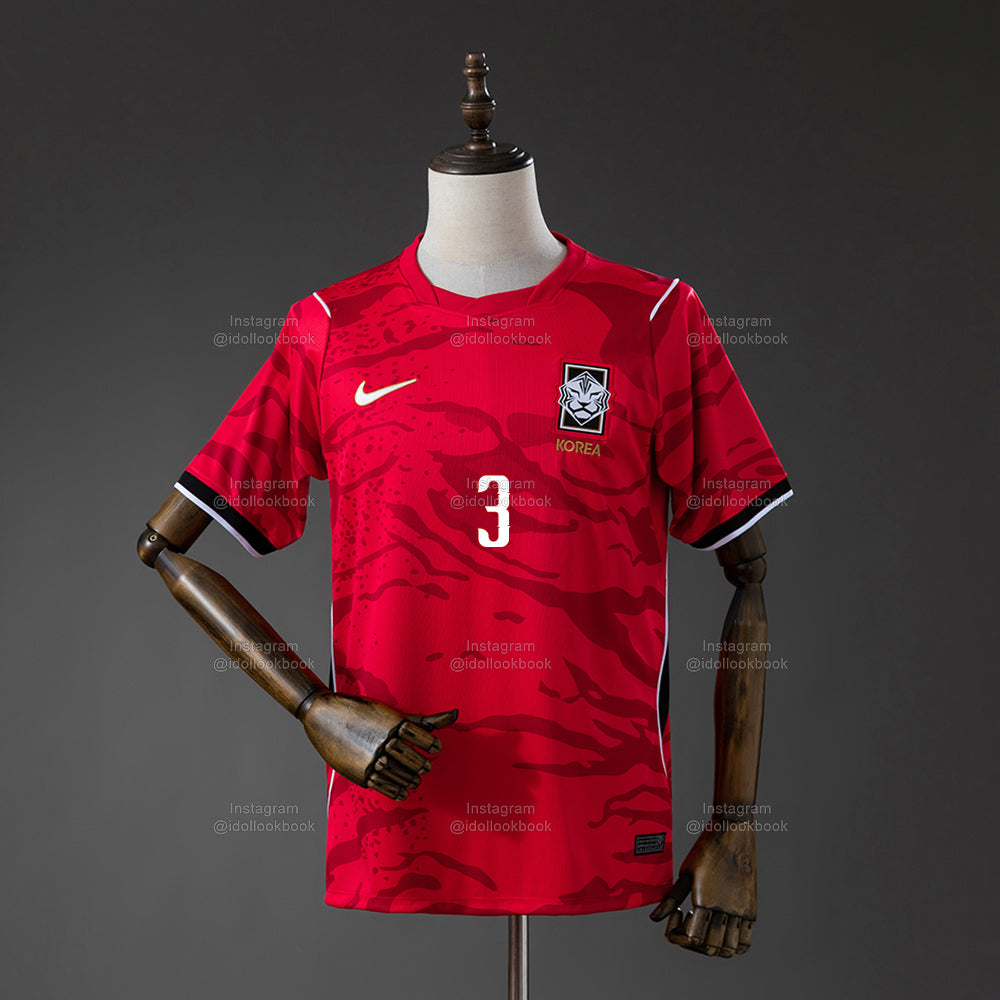 KATSEYE Korea Soccer Jersey // Red