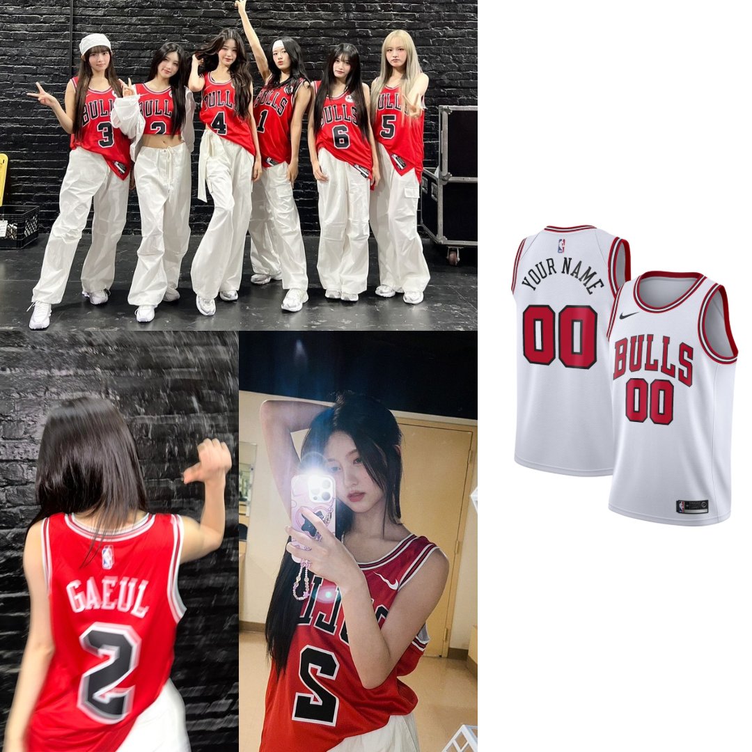IVE Basketball Jersey // White and Red