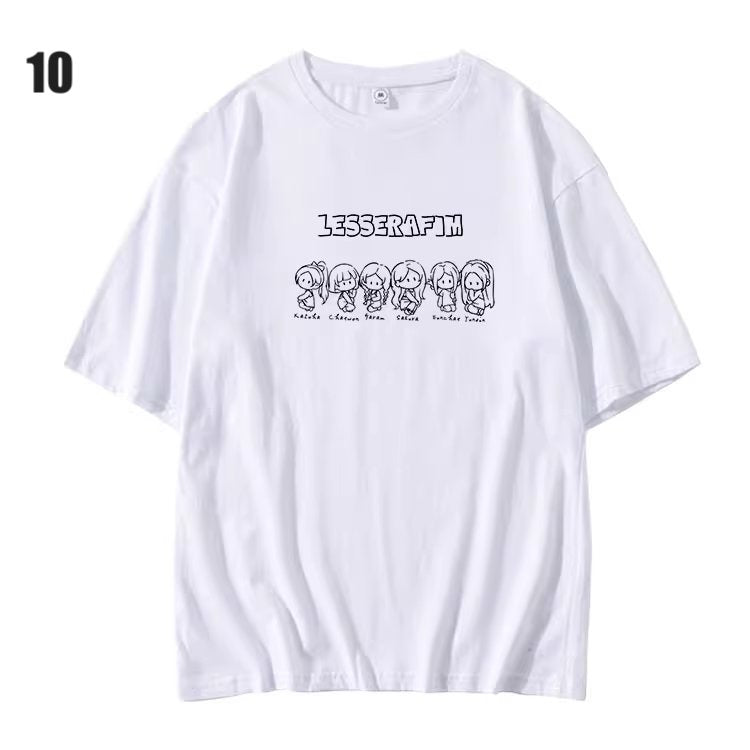 Le Sserafim Cartoon T-Shirt