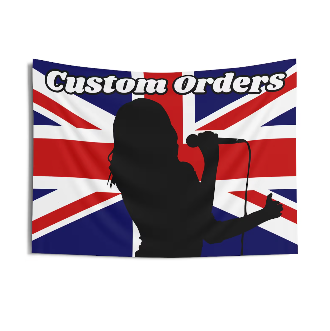 CUSTOM Idol UK Flag Tapestry