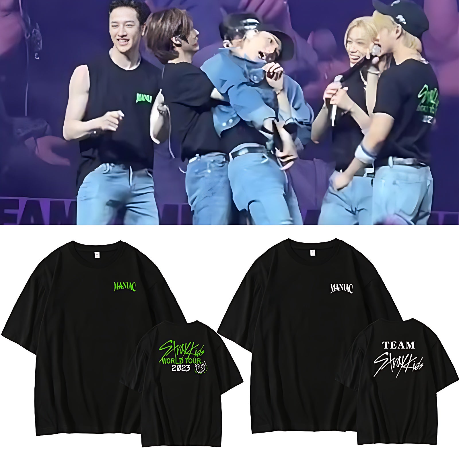 Stray kids maniac sold tour shirt