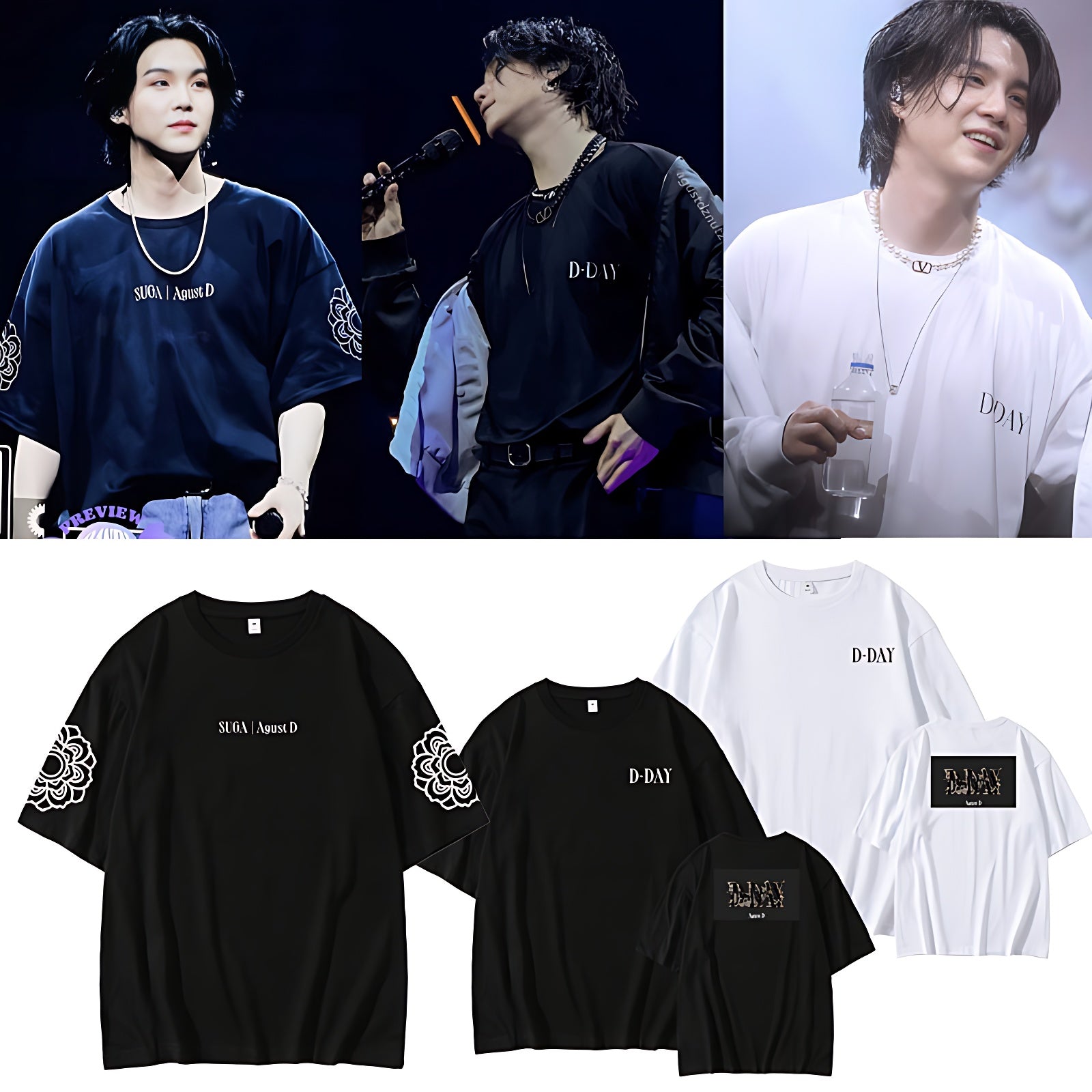 BTS Agust D Suga D Day Concert T-Shirt – idollookbook