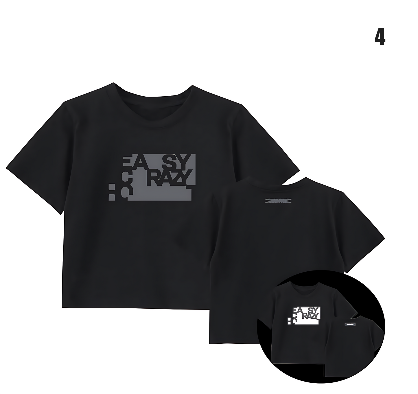 Le Sserafim 2025 Easy Crazy Hot Cropped T-Shirt