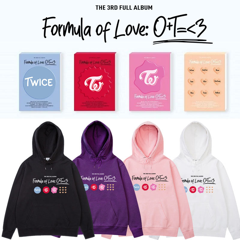 Twice Formula of Love Hoodie idollookbook