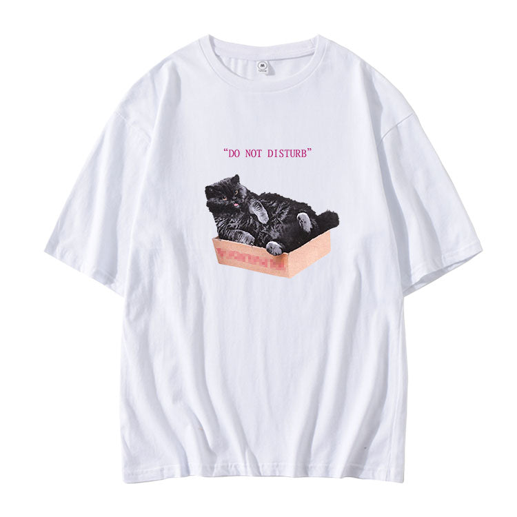 Aespa Do Not Disturb Cat in the Box T-Shirt