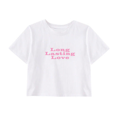Girl's Generation 15th Anniversary Long Lasting Love Cropped T-Shirt