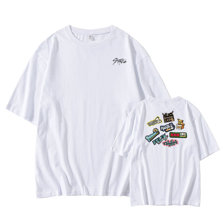 Stray Kids 2nd Anniversary Debut Name T-Shirt Merchandise