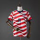 KATSEYE US Soccer Jersey // White and Red