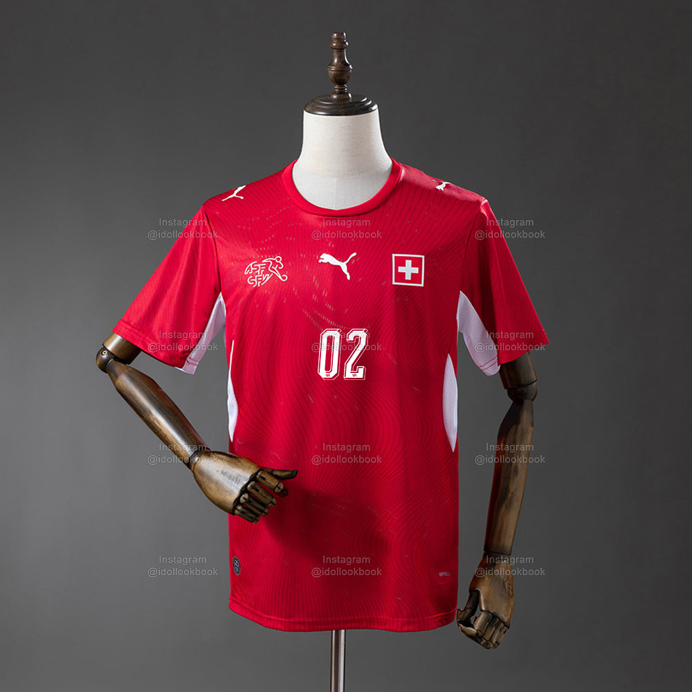 KATSEYE Korea Soccer Jersey // Red