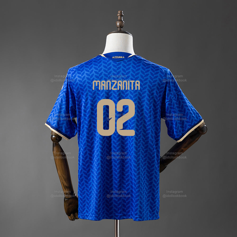 KATSEYE Italy Soccer Jersey // Blue