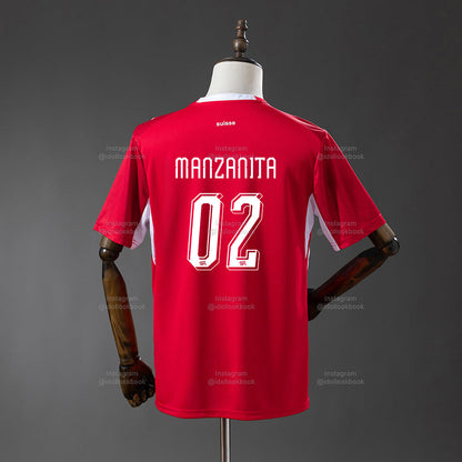 KATSEYE Korea Soccer Jersey // Red