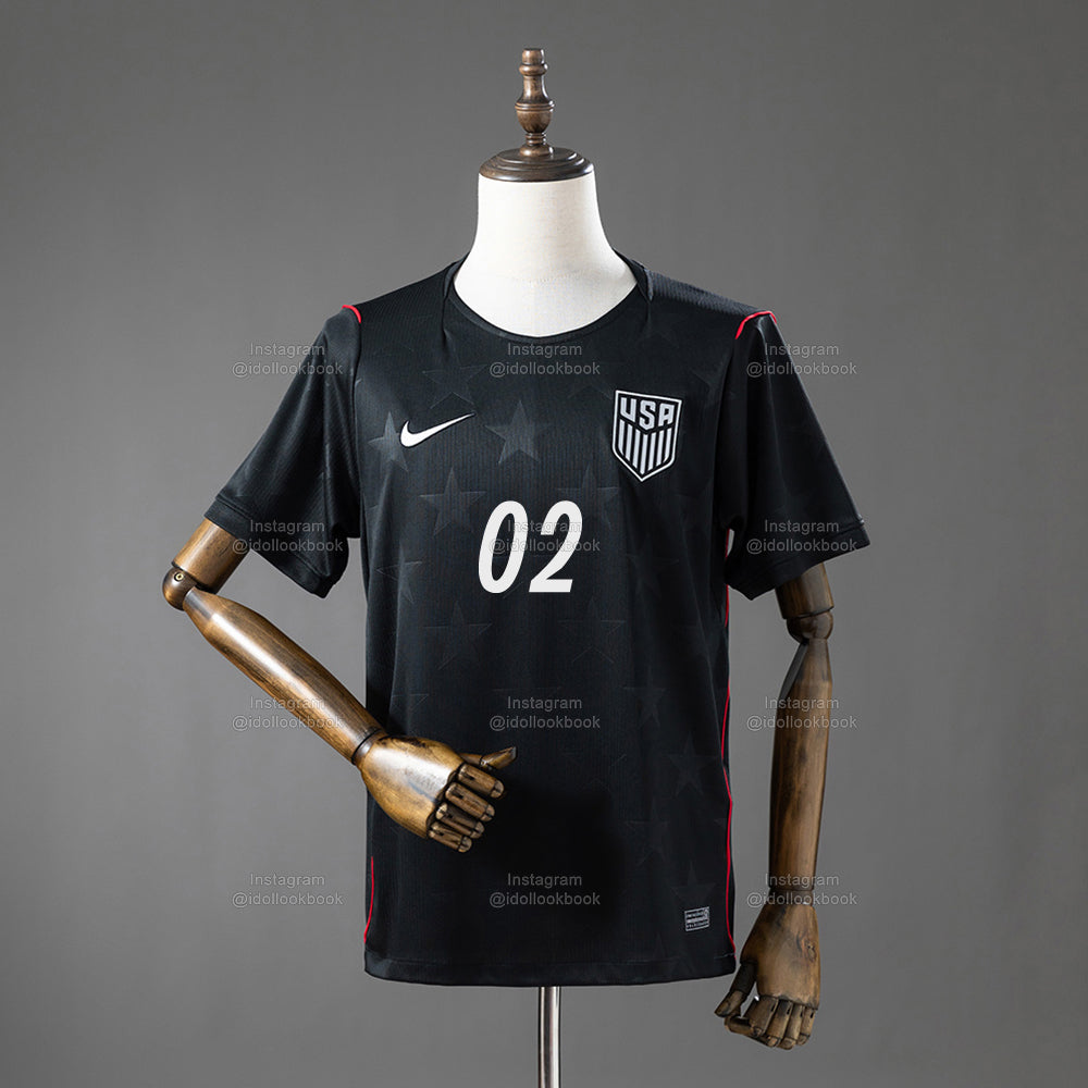 KATSEYE US Soccer Jersey // Black