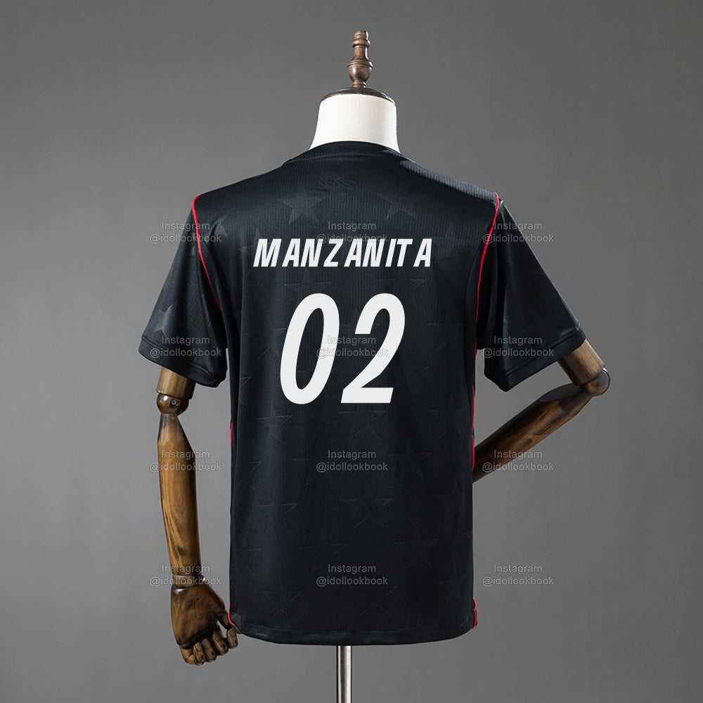 KATSEYE US Soccer Jersey // Black