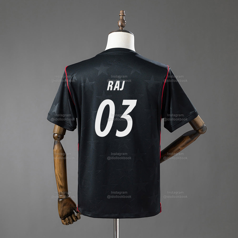 KATSEYE US Soccer Jersey // Black