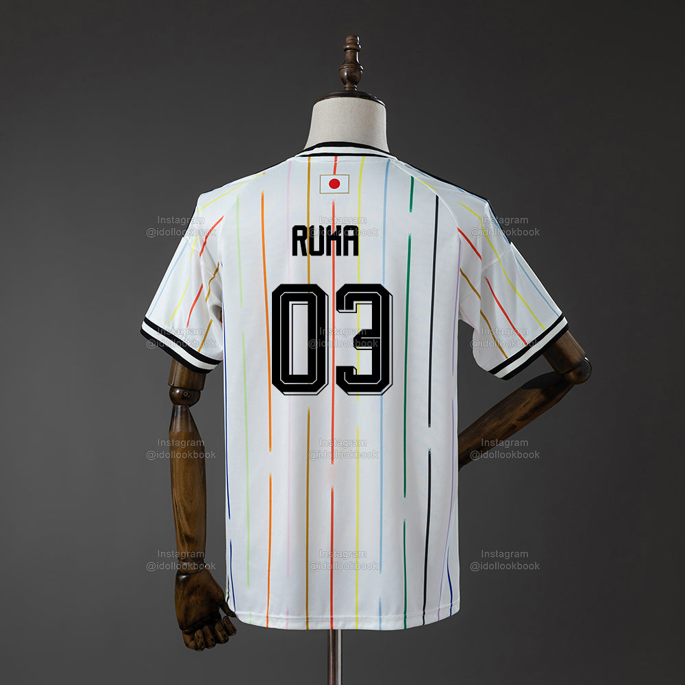 BABYMONSTER Japan Soccer Jersey // White
