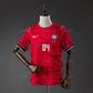 NMIXX Korea Soccer Jersey // Red