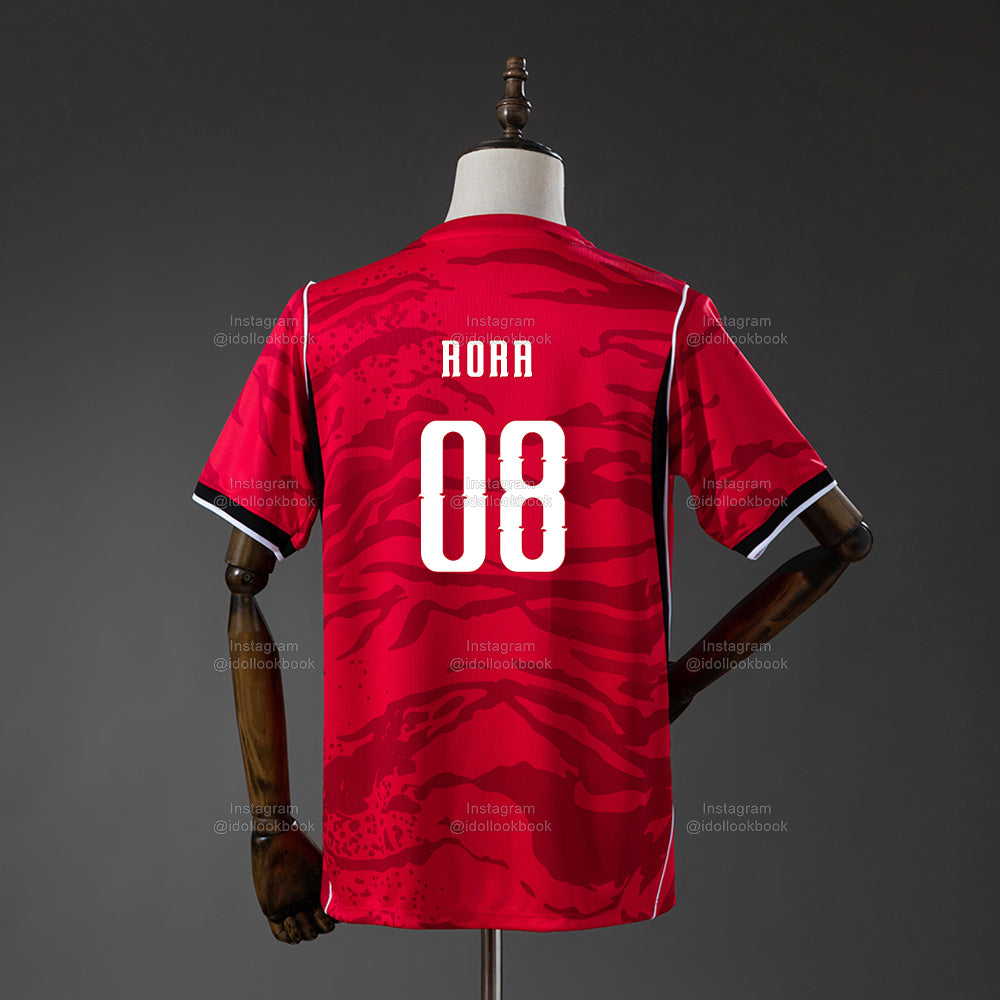 BABYMONSTER Korea Soccer Jersey // Red
