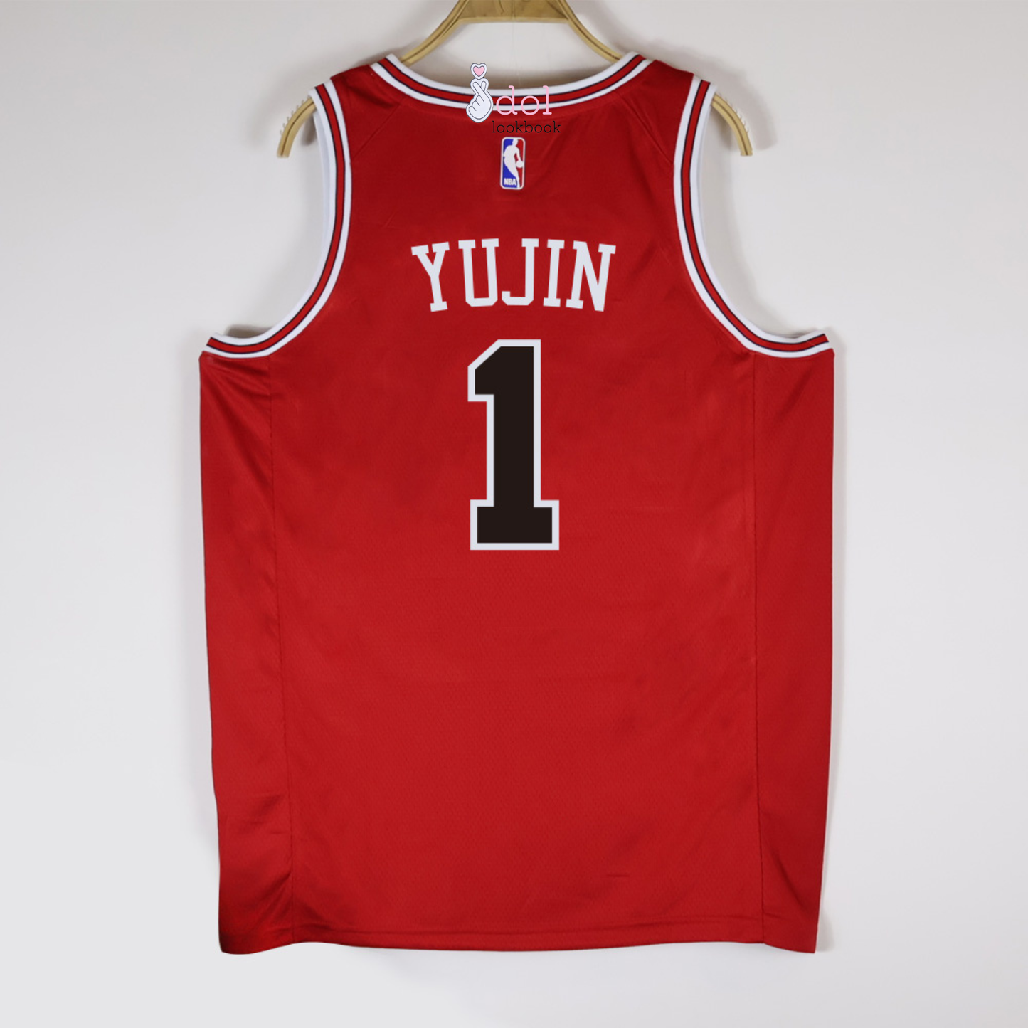 IVE Basketball Jersey // Red and Black