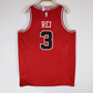 IVE Basketball Jersey // Red and Black