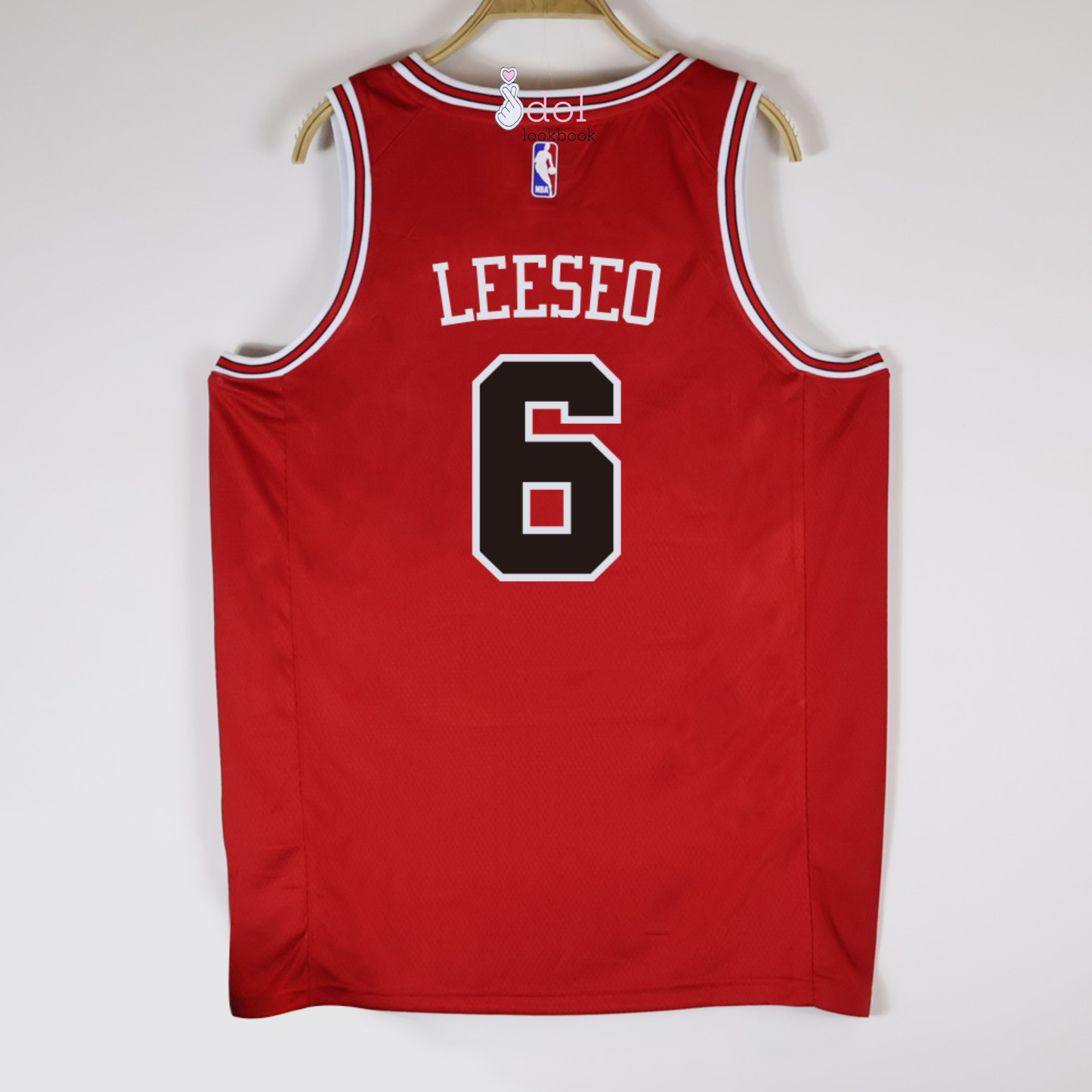 IVE Basketball Jersey // Red and Black