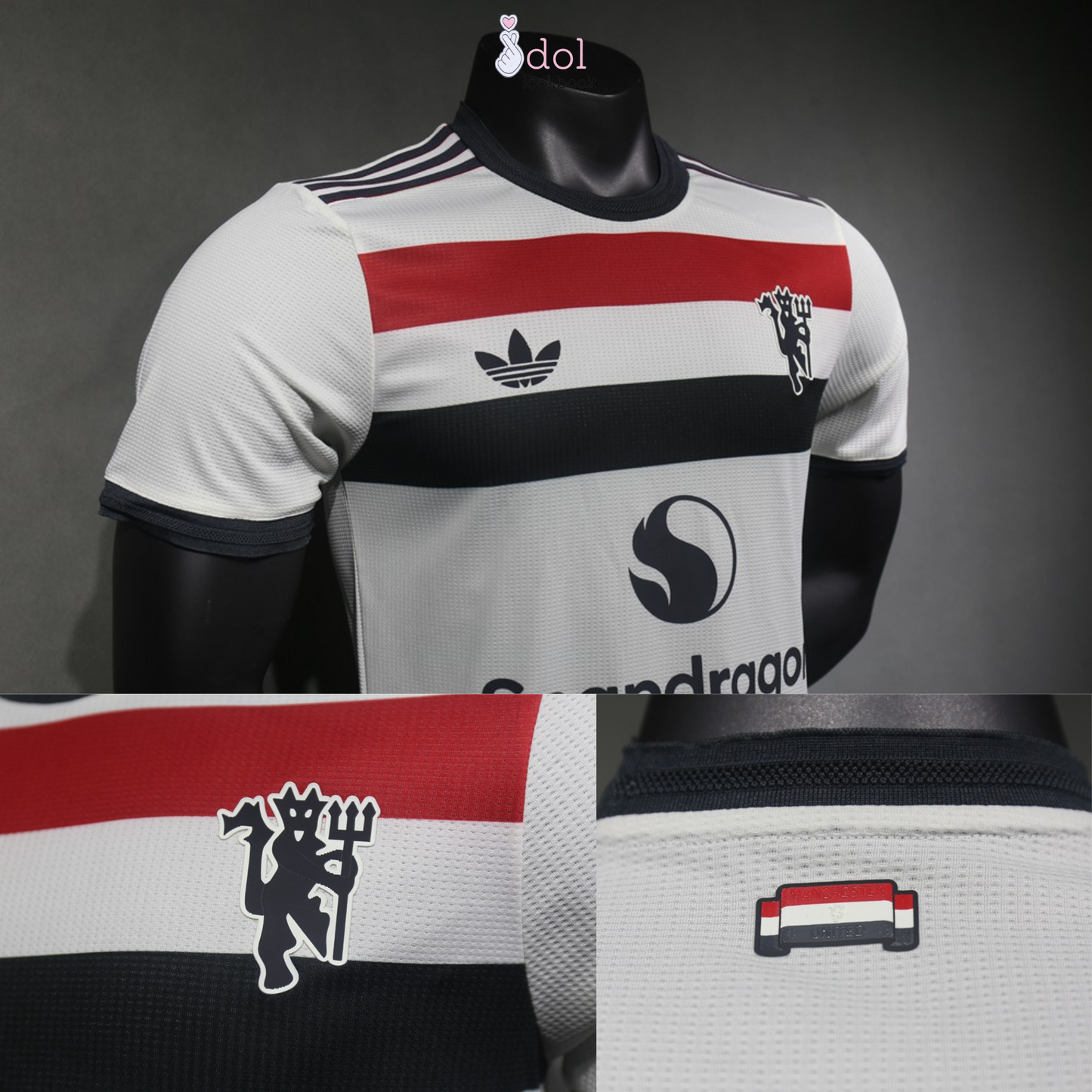 Le Sserafim Manchester United Jersey // White