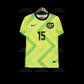 New Jeans Australia Soccer Jersey // Green