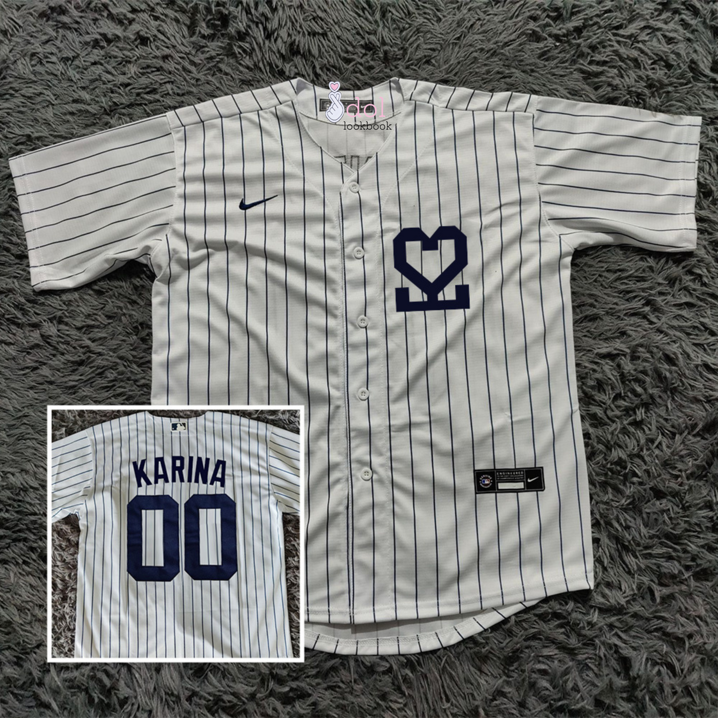 Aespa NY Member Symbol Baseball Jersey