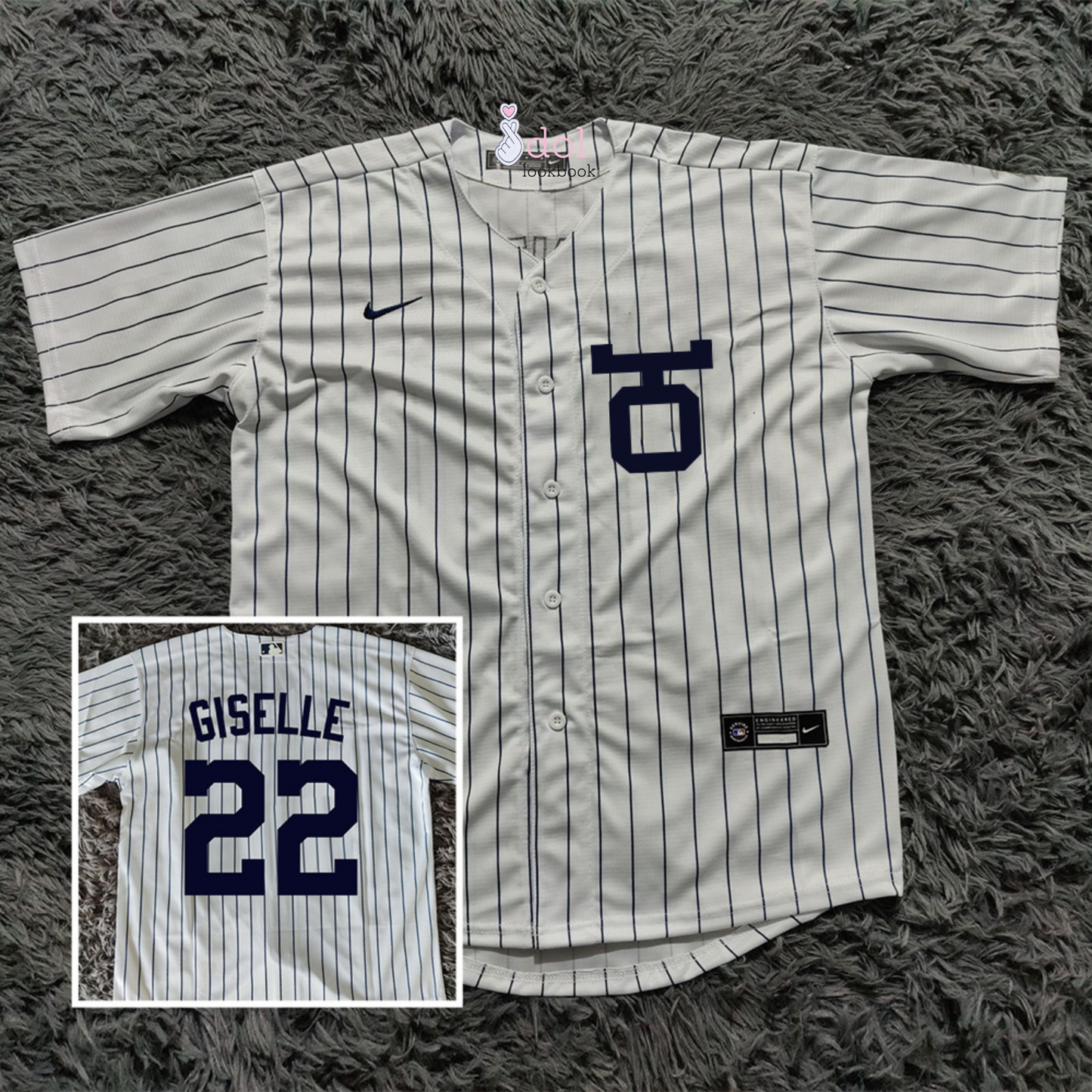 Aespa NY Member Symbol Baseball Jersey