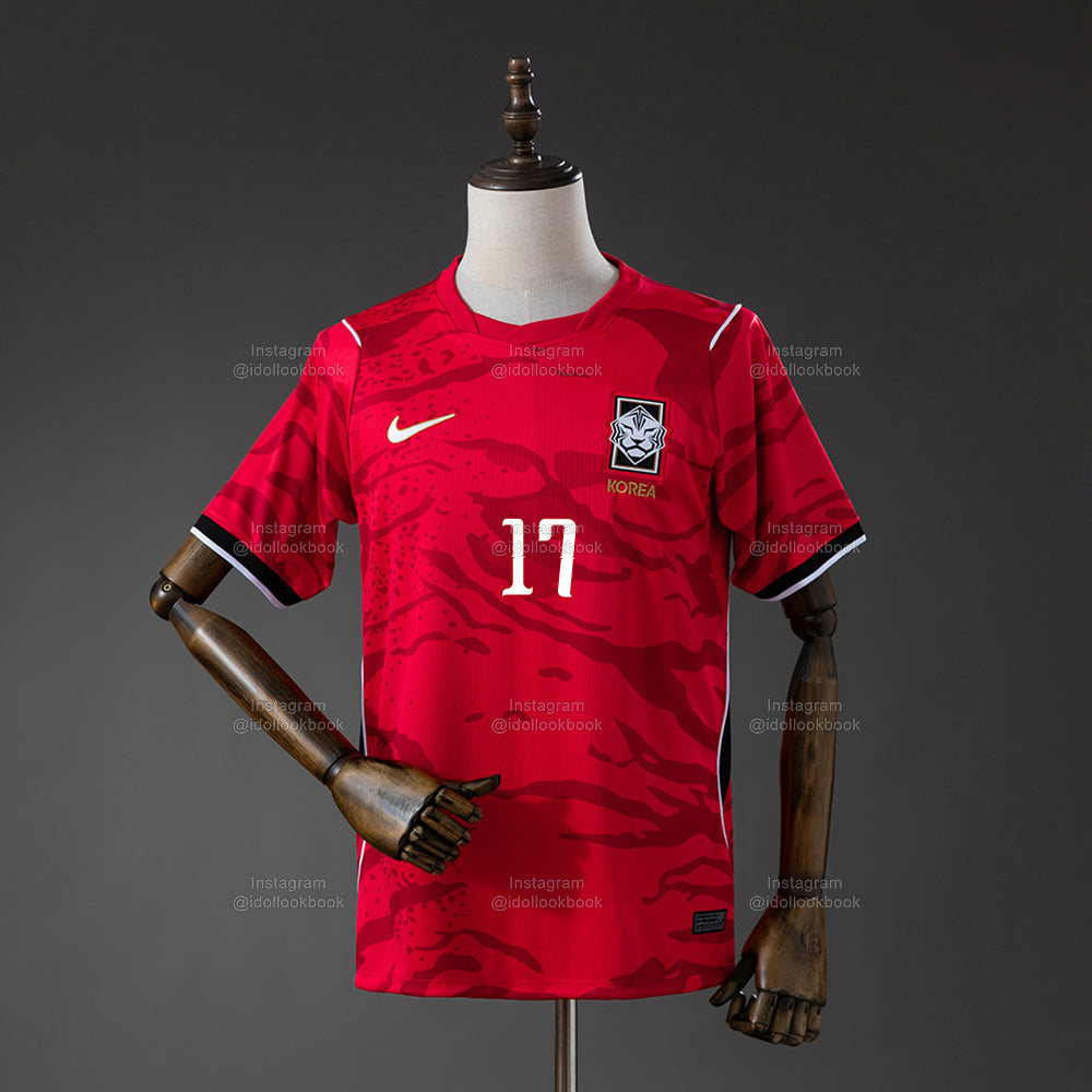 BABYMONSTER Korea Soccer Jersey // Red