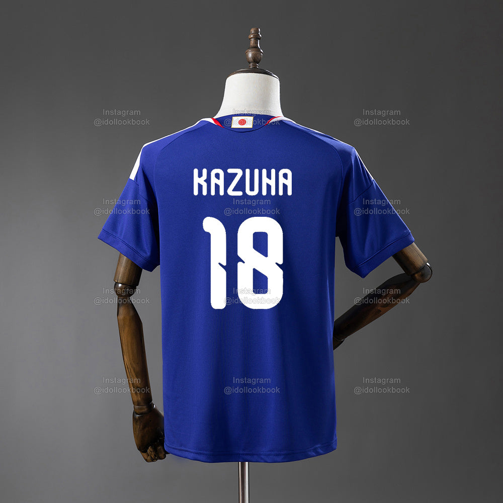 Le Sserafim Japan Soccer Jersey // Blue – idollookbook