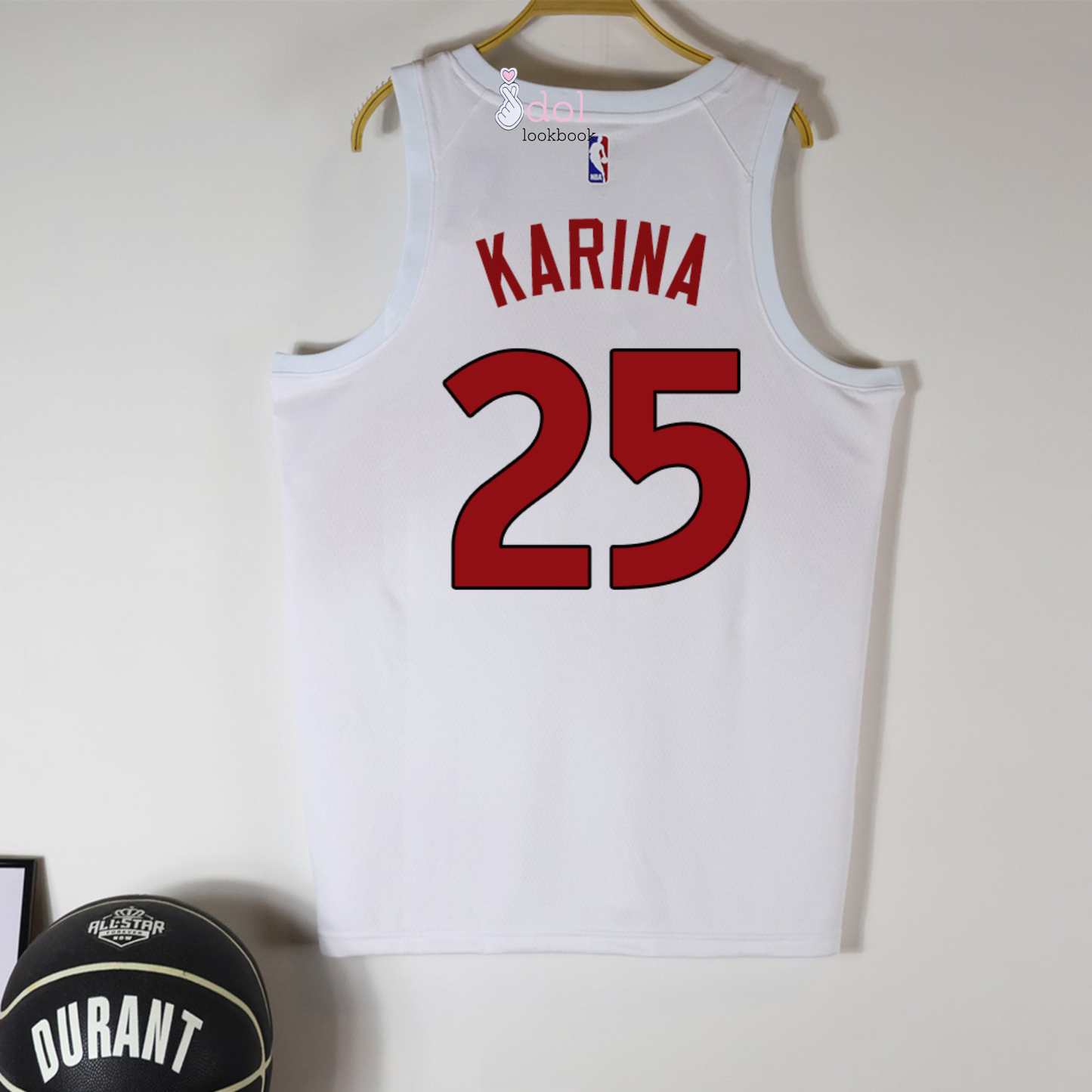 Aespa T.O Basketball Jersey // White