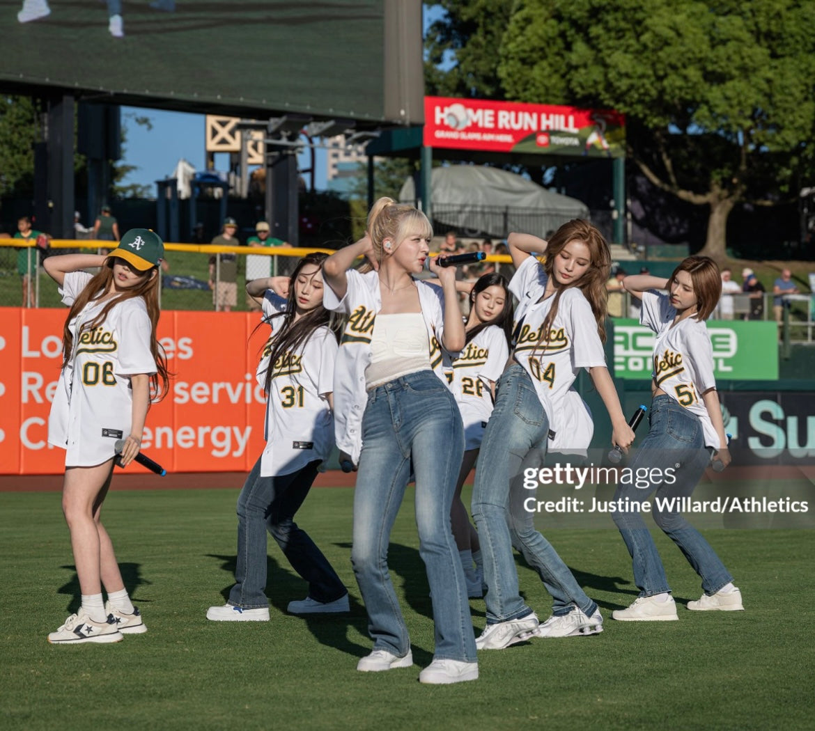 NMIXX Oakland Athletics Baseball Jersey