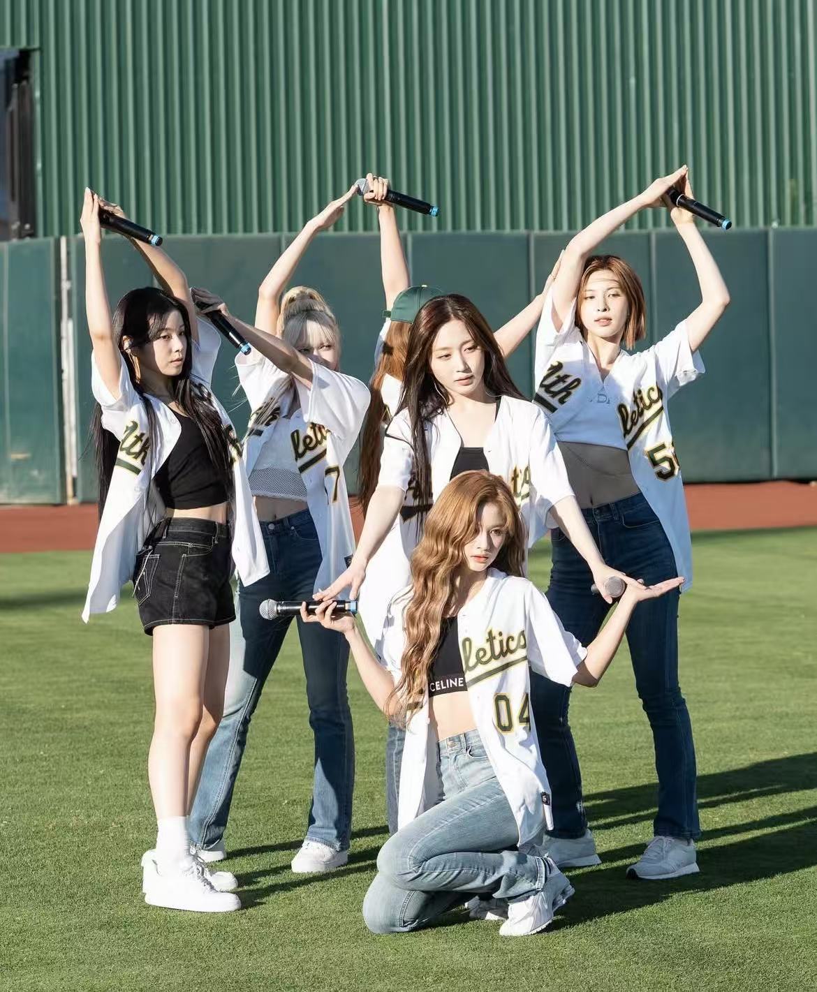 NMIXX Oakland Athletics Baseball Jersey