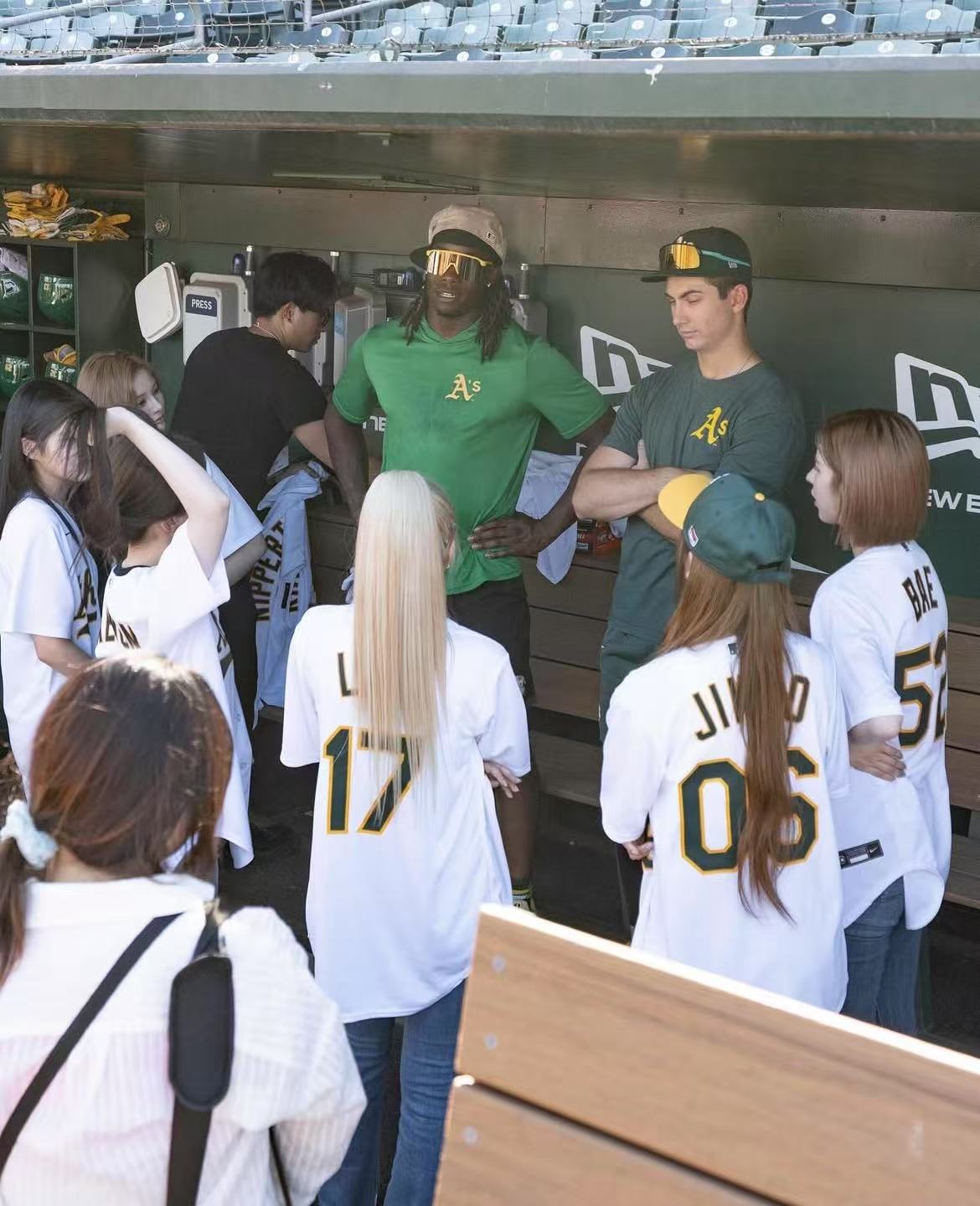 NMIXX Oakland Athletics Baseball Jersey