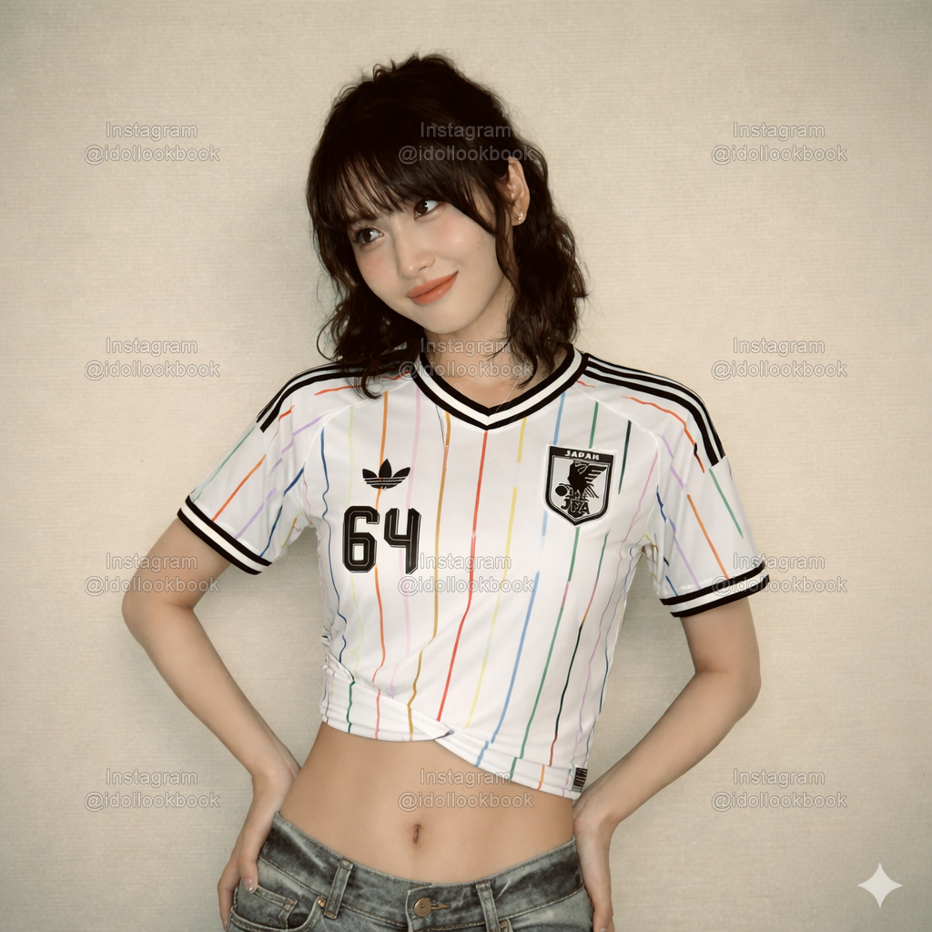 Twice Japan Soccer Jersey // White
