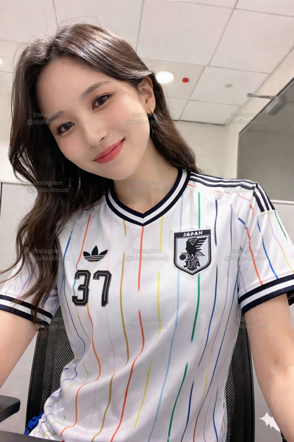 Twice Japan Soccer Jersey // White
