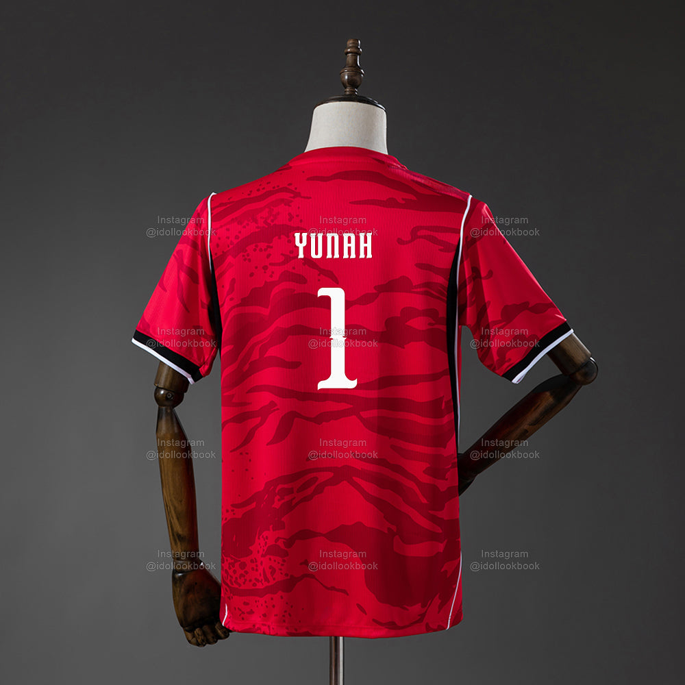 ILLIT Korea Soccer Jersey // Red
