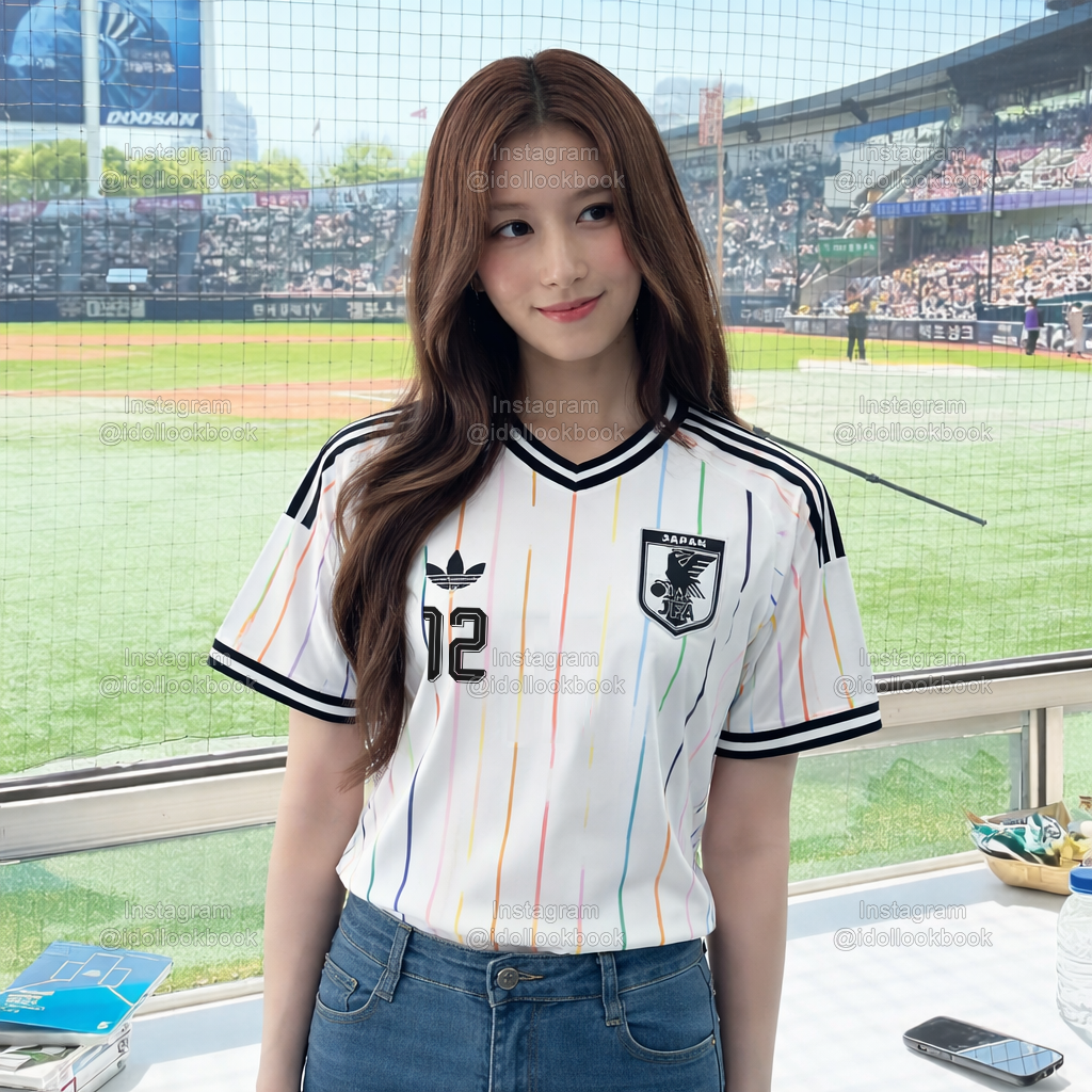 Twice Japan Soccer Jersey // White