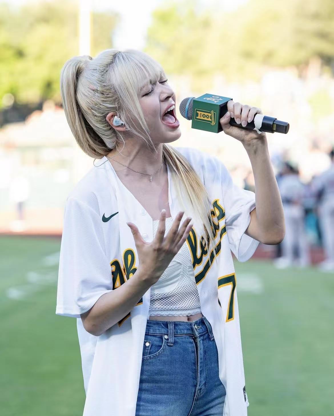 NMIXX Oakland Athletics Baseball Jersey