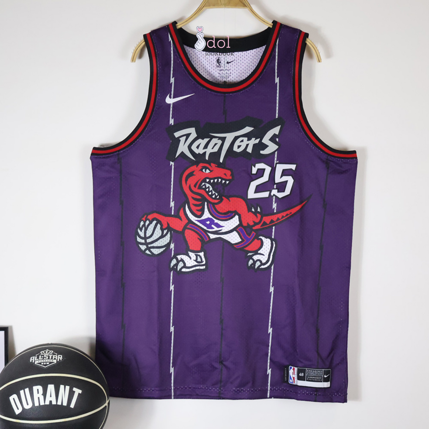 Aespa T.O Basketball Jersey // Purple + Dino