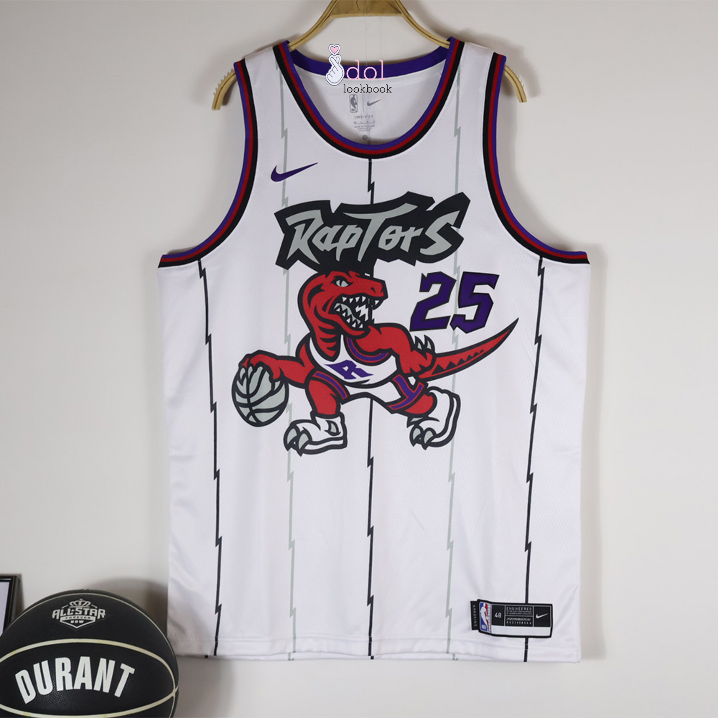 Aespa T.O Basketball Jersey // White + Dino