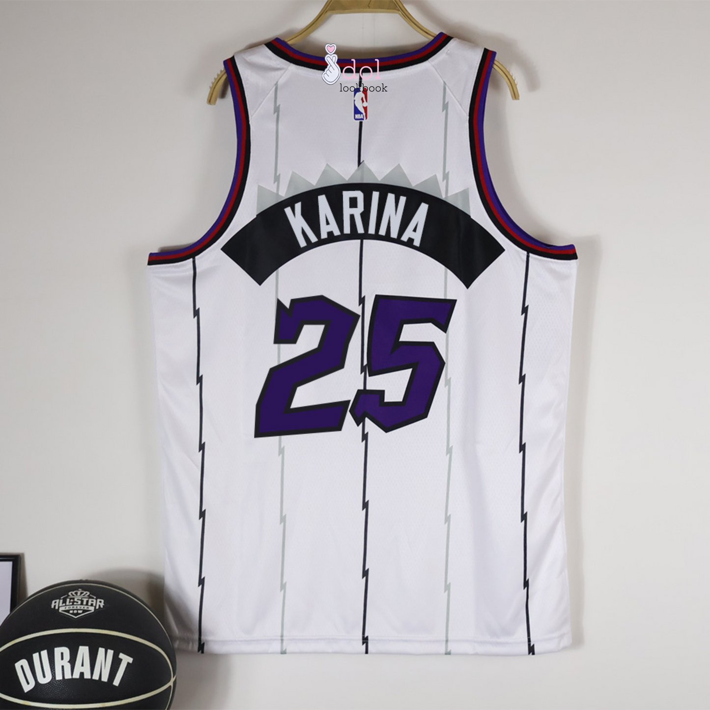 Aespa T.O Basketball Jersey // White + Dino