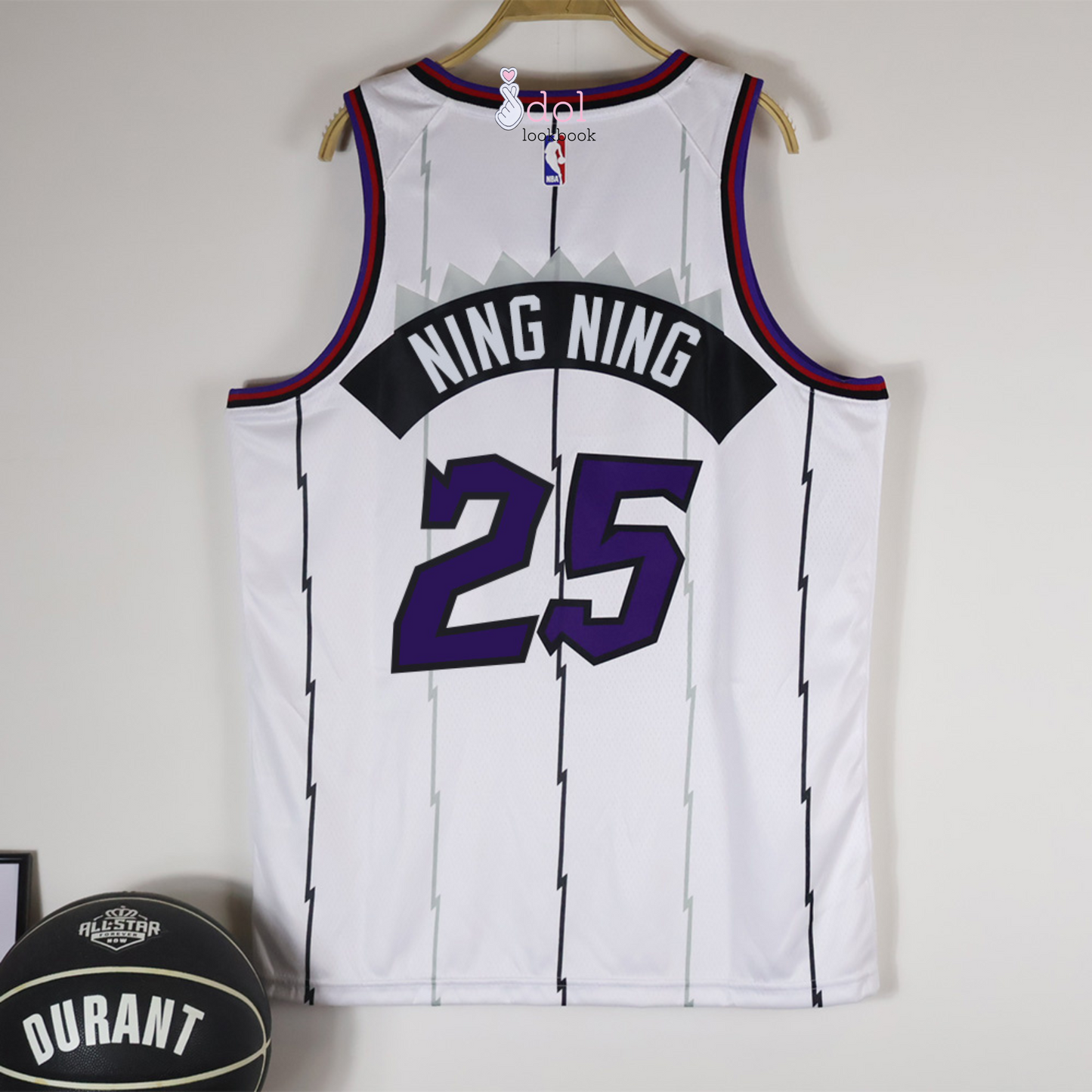 Aespa T.O Basketball Jersey // White + Dino