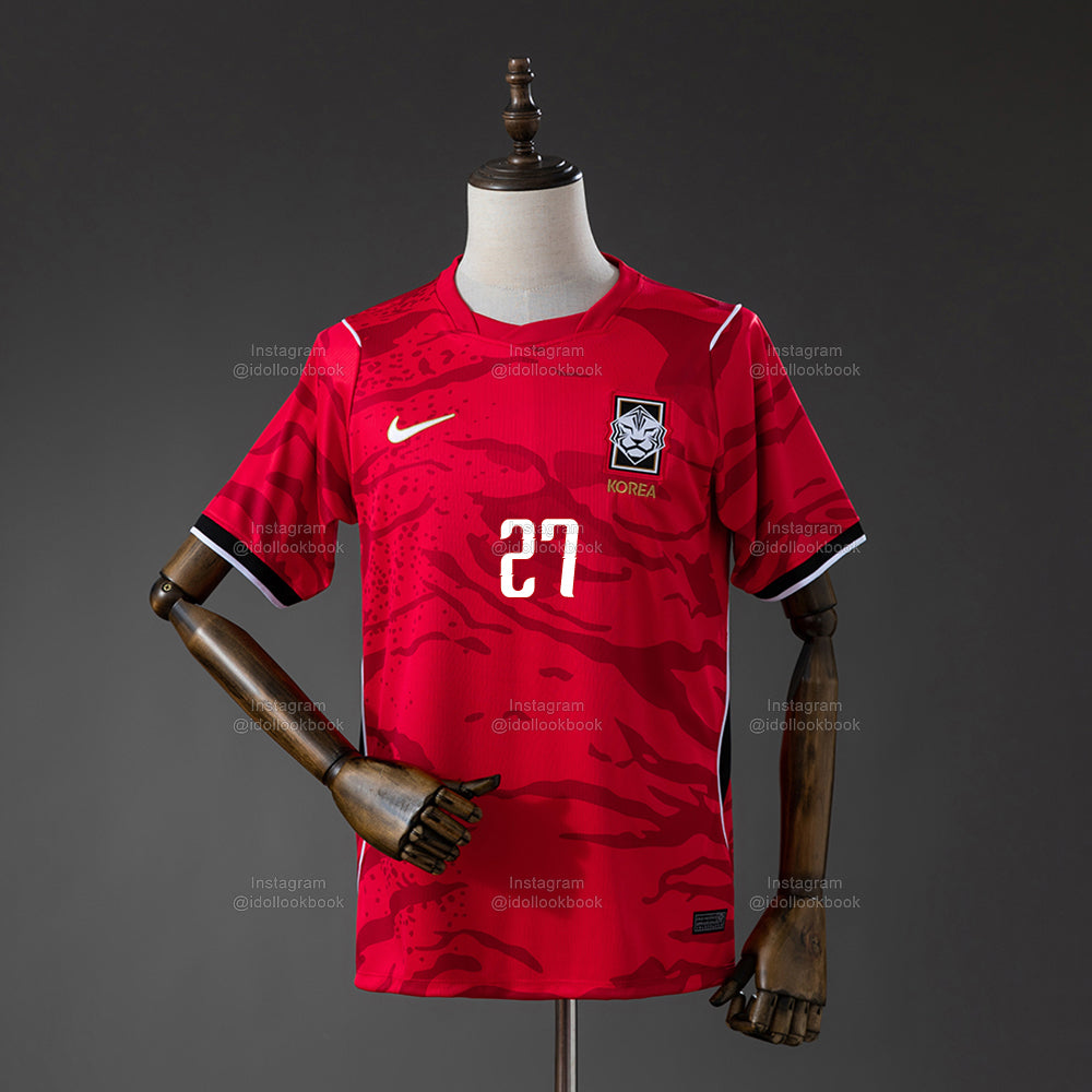 Blackpink Korea Soccer Jersey // Red
