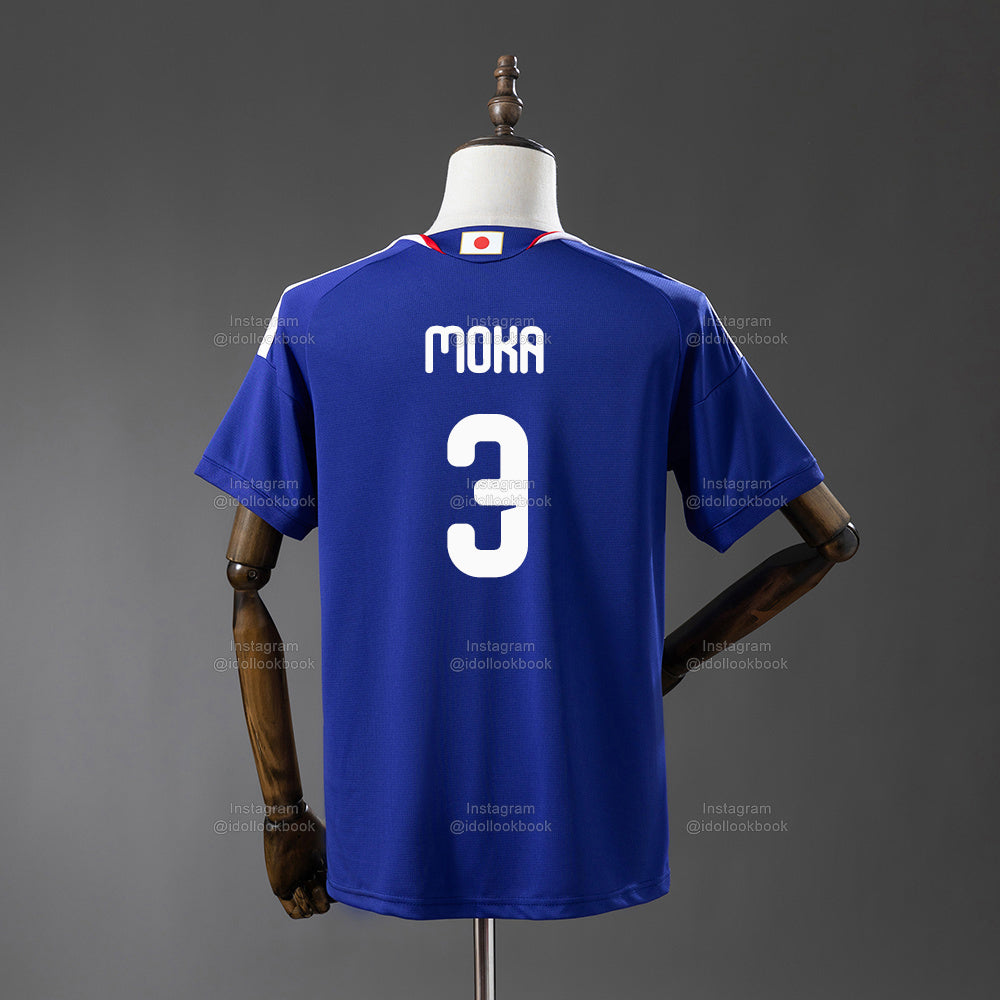 ILLIT Japan Soccer Jersey // Blue