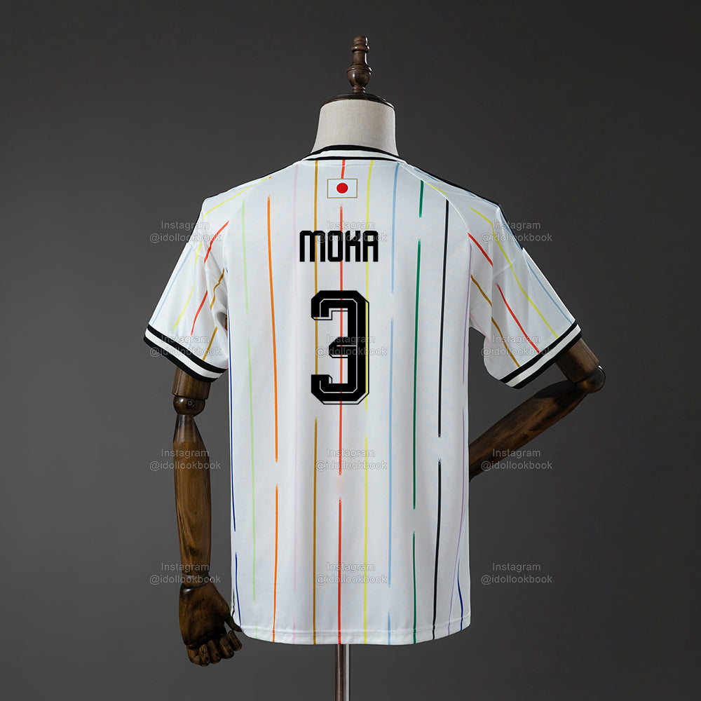 ILLIT Japan Soccer Jersey // White