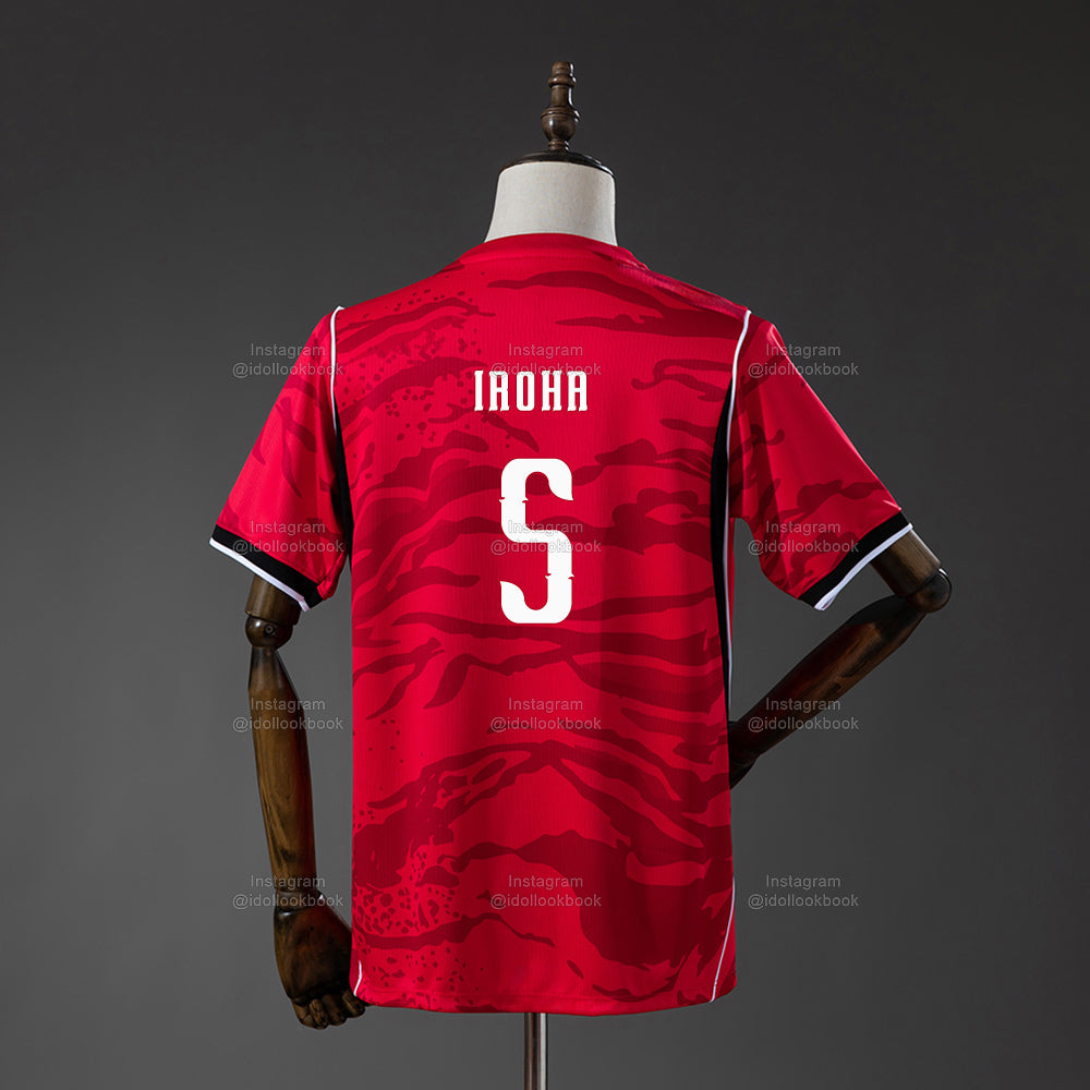 ILLIT Korea Soccer Jersey // Red