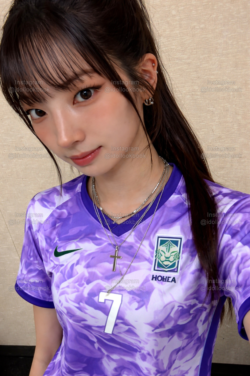 Twice Korea Soccer Jersey // Purple