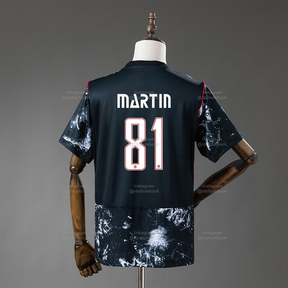 Cortis Canada Soccer Jersey // Black