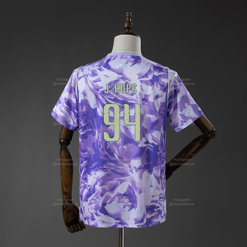 BTS Korea Soccer Jersey // Purple